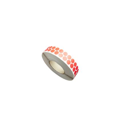 Textiel versterkte kleefrondjes, rood 15 mm | 5.000 STK
