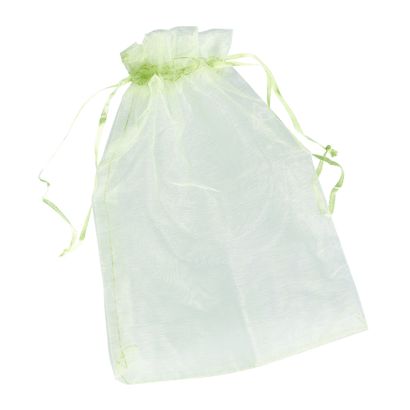 Organza zakjes met satijnbandsluiting null | 150 x 200 mm
