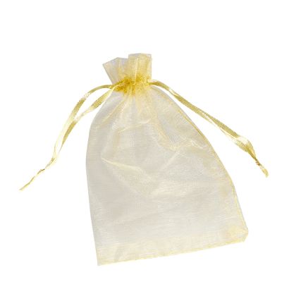 Organza zakjes met satijnbandsluiting null | 150 x 200 mm