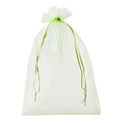 Organza zakjes met satijnbandsluiting null | 200 x 300 mm