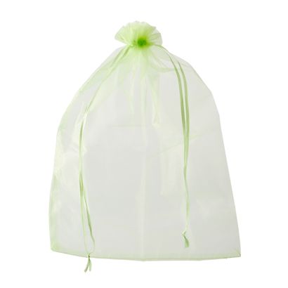 Organza zakjes met satijnbandsluiting null | 300 x 400 mm
