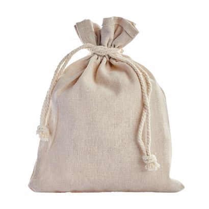 Linnenlook zakjes, smalle kant open, natuurlijke kleur, verpakking met 5 stuks, 180 x 240 mm