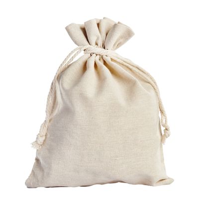 Linnenlook zakjes, smalle kant open, natuurlijke kleur, pak van 3 stuks, 220 x 300 mm