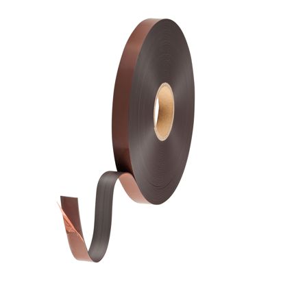 Magneetband met contradeel, zelfklevend 25,4 mm | B - hoogwaardige lijm