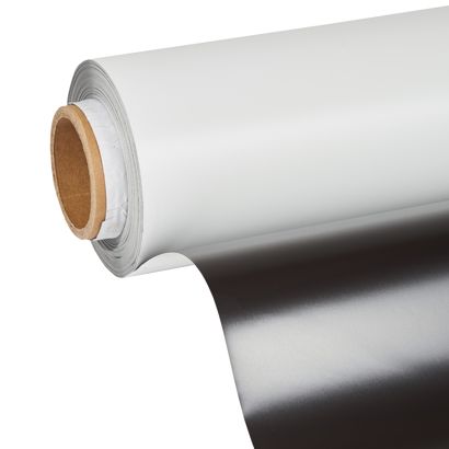 Magneetfolie, bedrukbaar, wit 1.270 mm | 30 m | 0,35 mm