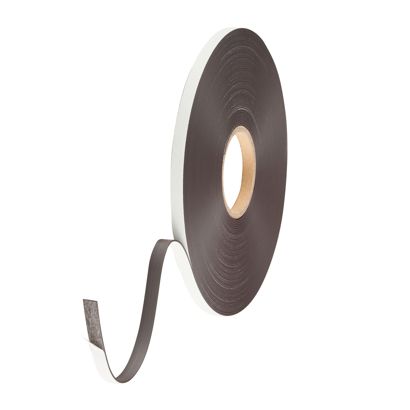 Magneetband met contradeel, zelfklevend 12,7 mm | D - standaard lijm