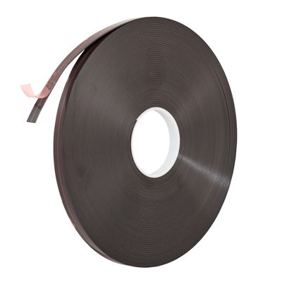 Magneetband, zelfklevend 15 mm | 50 m | 1 mm | hoogwaardige lijm