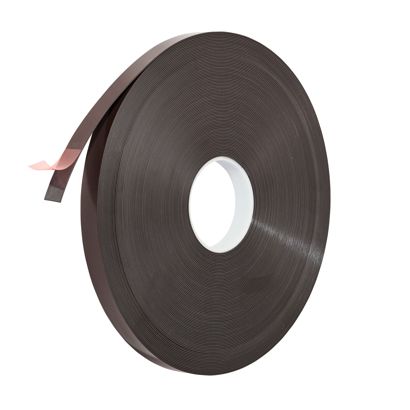 Magneetband, zelfklevend 20 mm | 50 m | 1 mm | hoogwaardige lijm