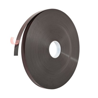 Magneetband, zelfklevend 25 mm | 50 m | 2 mm | hoogwaardige lijm