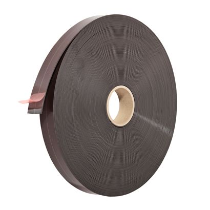 Magneetband, zelfklevend 40 mm | 50 m | 2 mm | hoogwaardige lijm
