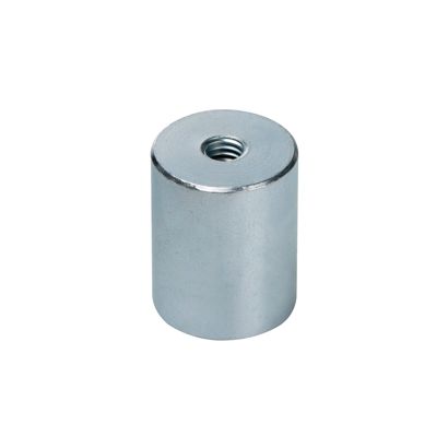 AINiCo-cilindermagneet met inwendige schroefdraad 