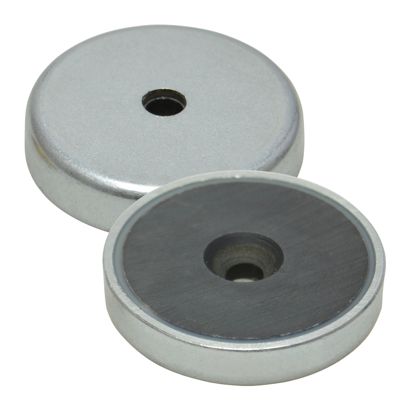 ferriet potmagneet met verzonken boorgat 