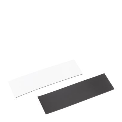 Herbeschrijfbare magnetische etiketten, magneetstrips 30 x 100 mm