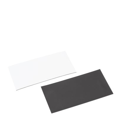 Herbeschrijfbare magnetische etiketten, magneetstrips 50 x 100 mm 