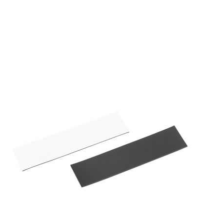 Herbeschrijfbare magnetische etiketten, magneetstrips 20 x 80 mm