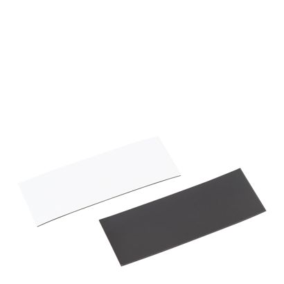 Herbeschrijfbare magnetische etiketten, magneetstrips 20 x 60 mm 