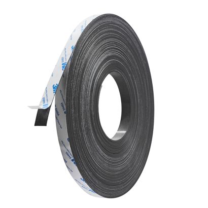 Magneetband, zelfklevend, sterk 15 mm | 30 m | 1 mm
