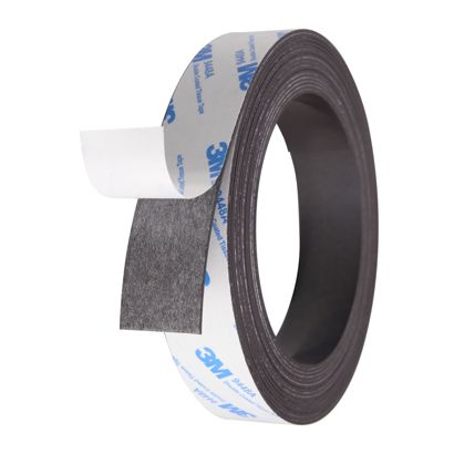 Magneetband, zelfklevend, sterk 25 mm | 5 m | 1 mm