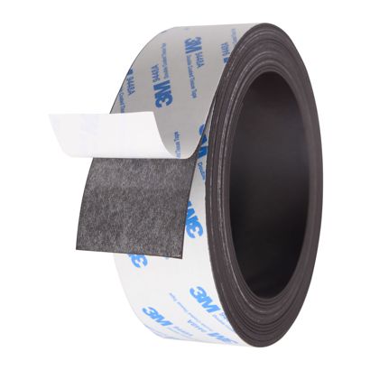 Magneetband, zelfklevend, sterk 40 mm | 5 m | 1 mm