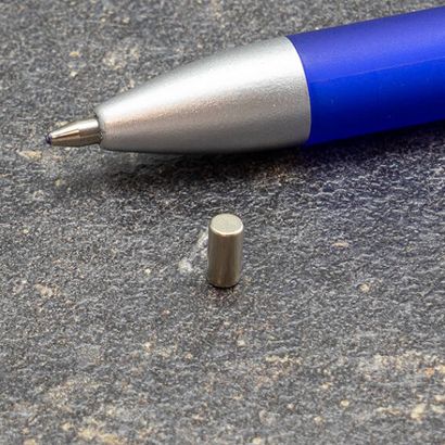 Neodymium staafmagneten, vernikkeld 3 mm | 6 mm