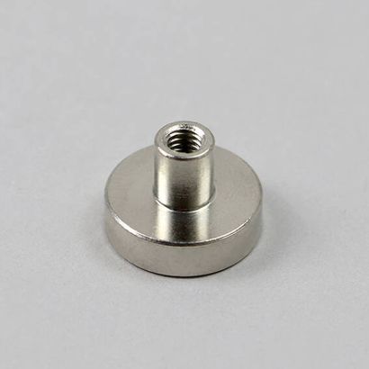 Magneet met draadbus, neodymium 16 mm | null