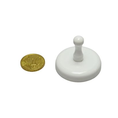 greepmagneet, wit 36 mm