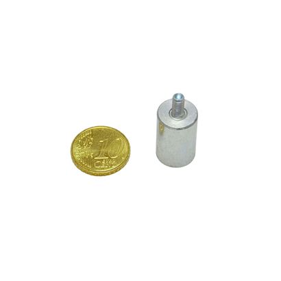 AINiCo-cilindermagneet met schroefdraad 13 mm