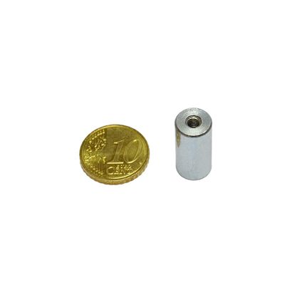 AINiCo-cilindermagneet met inwendige schroefdraad 10 mm | null