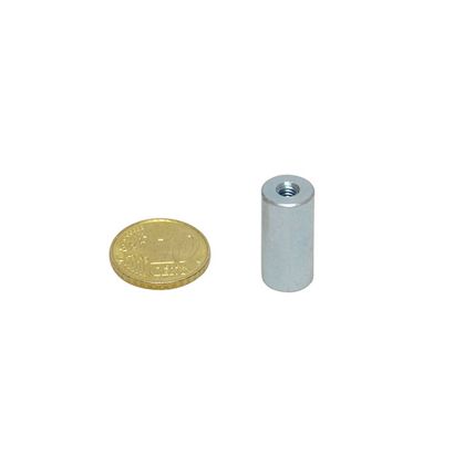 neodymium cilindermagneet met inwendige schroefdraad 10 mm | 20 mm