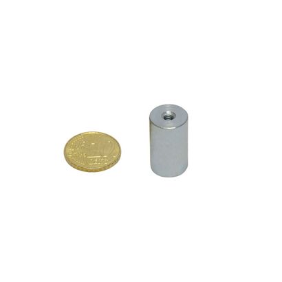 neodymium cilindermagneet met inwendige schroefdraad 13 mm | 20 mm