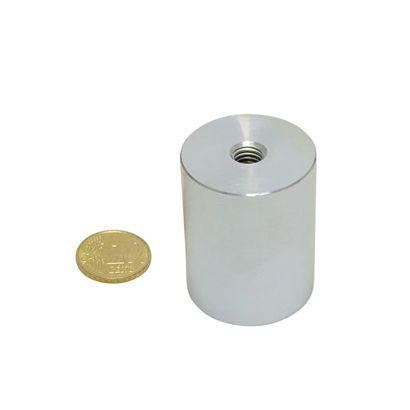neodymium cilindermagneet met inwendige schroefdraad 32 mm | 40 mm