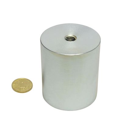 neodymium cilindermagneet met inwendige schroefdraad 50 mm | 60 mm