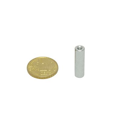 neodymium cilindermagneet met inwendige schroefdraad 6 mm | 20 mm