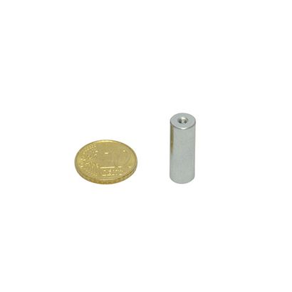 neodymium cilindermagneet met inwendige schroefdraad 8 mm | 20 mm