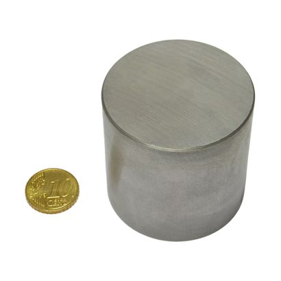 AINiCo-cilindermagneet met gladde behuizing 50 mm