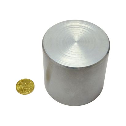 AINiCo-cilindermagneet met gladde behuizing 63 mm