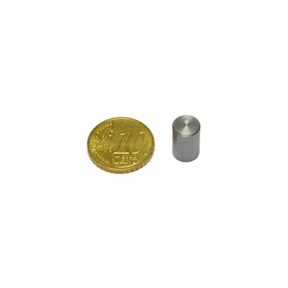 AINiCo-cilindermagneet met gladde behuizing 8 mm