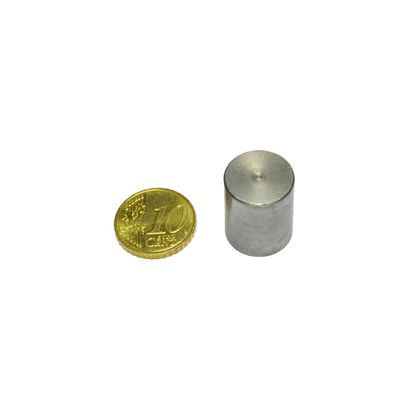 neodymium cilindermagneet met gladde behuizing 16 mm