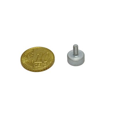 neodymium potmagneet met schroefdraad 10 mm | M3x7 mm