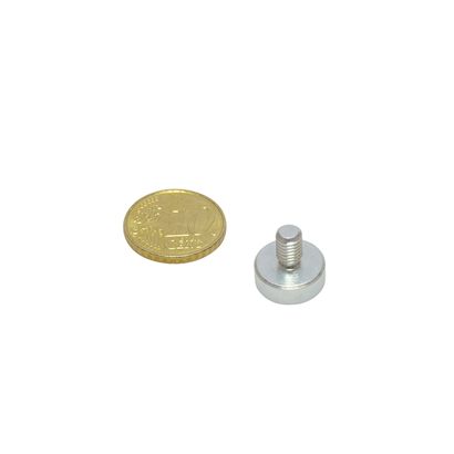 neodymium potmagneet met schroefdraad 13 mm | M5x8 mm