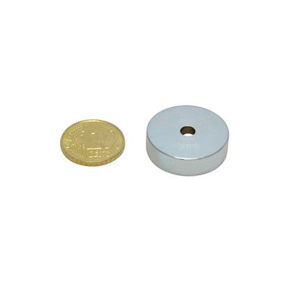 SmCo-potmagneet met verzonken boorgat 25 mm