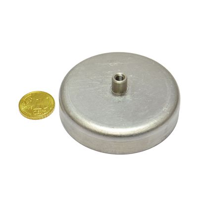 ferriet potmagneet met draadbus 63 mm | 22 mm | null