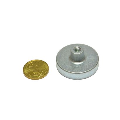 SmCo-potmagneet met draadbus 32 mm