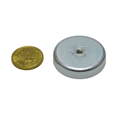 ferriet potmagneet met inwendige schroefdraad 32 mm | M4 | 7 mm