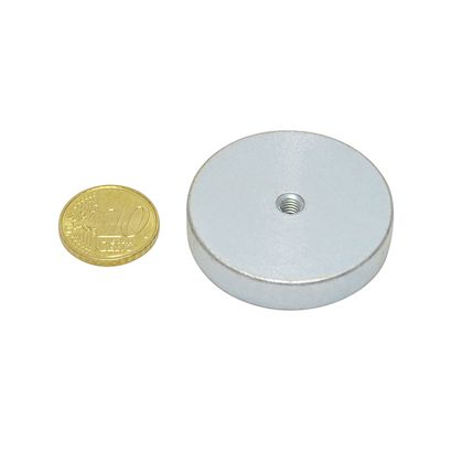 neodymium potmagneet met inwendige schroefdraad 40 mm