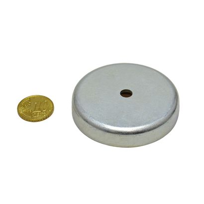 ferriet potmagneet met cilindrisch boorgat 57 mm | null