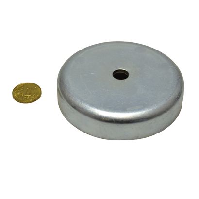 ferriet potmagneet met cilindrisch boorgat 83 mm | null