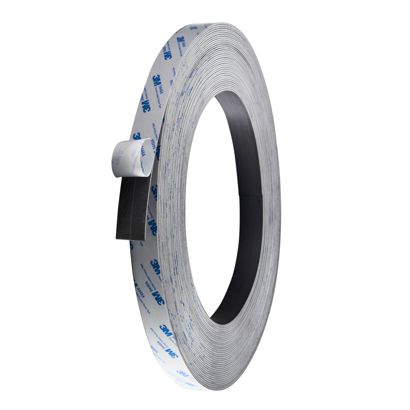 Magneetband, zelfklevend, sterk 25,4 mm | 30 m | 1,5 mm