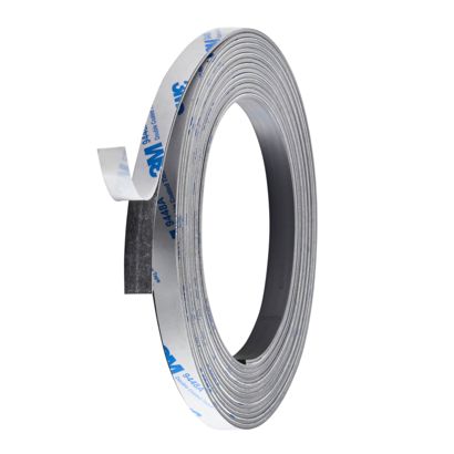 Magneetband, zelfklevend, sterk 10 mm | 1.5 mm | 5 m