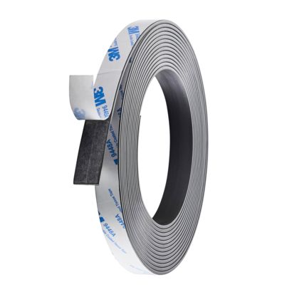Magneetband, zelfklevend, sterk 15 mm | 2 mm | 5 m